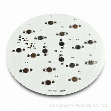 Aluminum Base PCB with Lead-free HASL Finish, 1oz Copper and 1.6mm Board Thickness